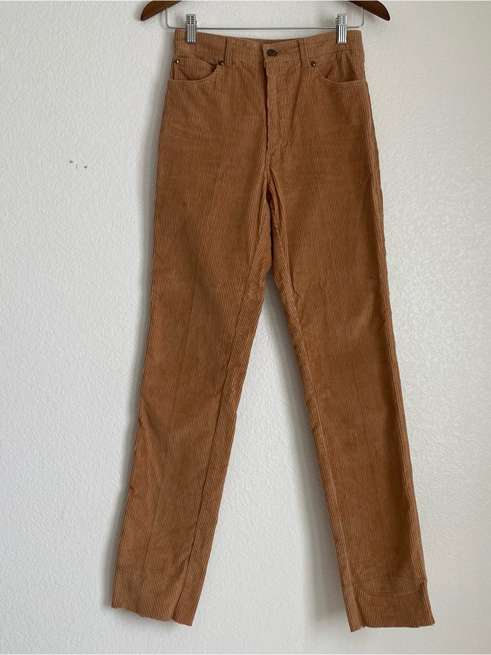 Vintage Sergio Valente raw hem corduroy pants, 27